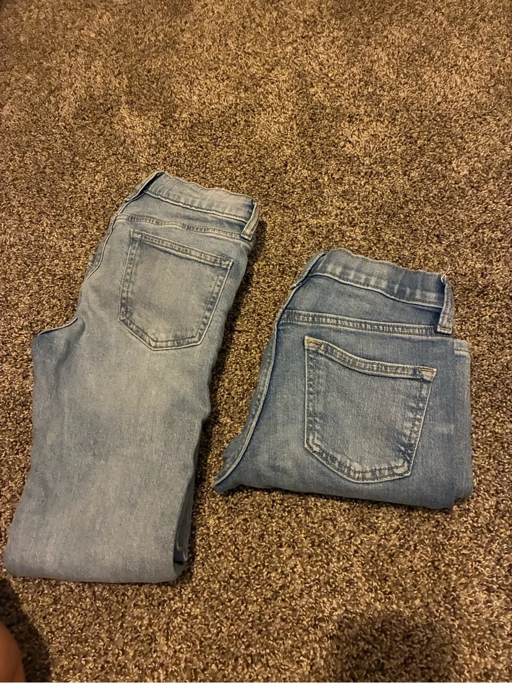 Old Navy kids Light Wash Slim Distressed Jeans